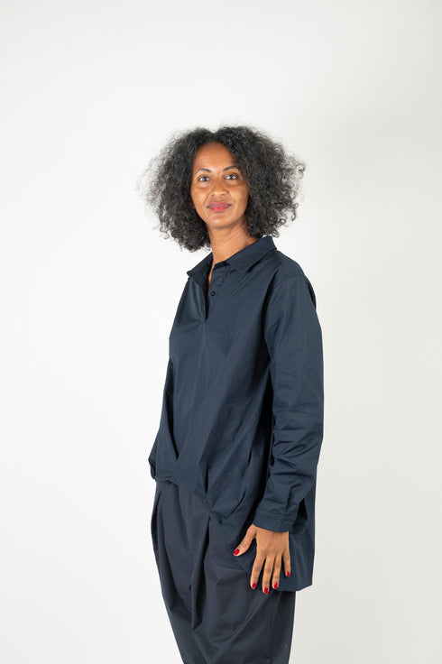 Camicia con trama frontale Giulia